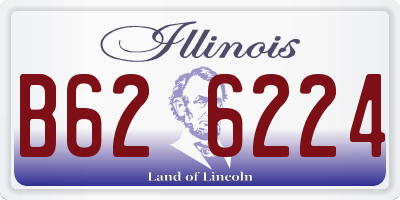 IL license plate B626224
