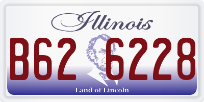 IL license plate B626228