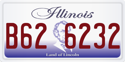 IL license plate B626232