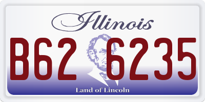 IL license plate B626235