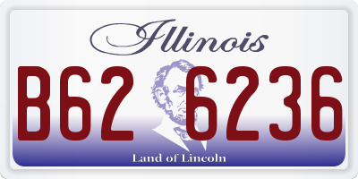 IL license plate B626236