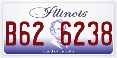IL license plate B626238