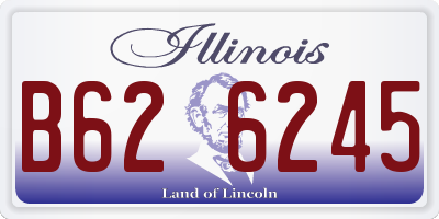 IL license plate B626245