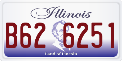 IL license plate B626251