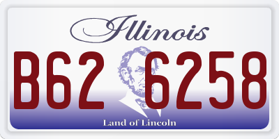 IL license plate B626258