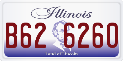 IL license plate B626260