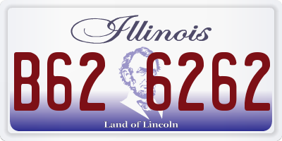 IL license plate B626262