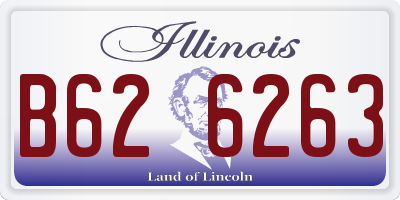 IL license plate B626263