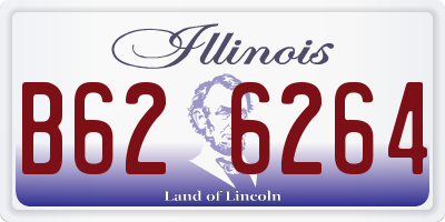 IL license plate B626264