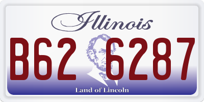 IL license plate B626287