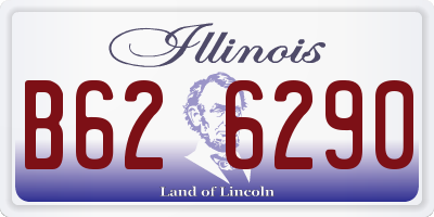 IL license plate B626290