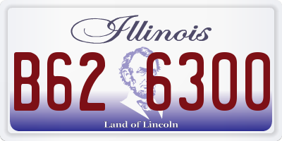 IL license plate B626300