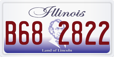 IL license plate B682822