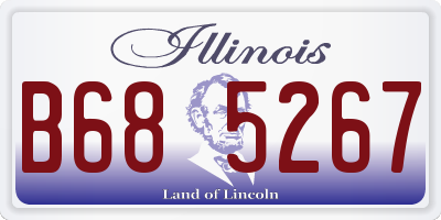 IL license plate B685267