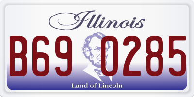 IL license plate B690285