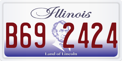 IL license plate B692424