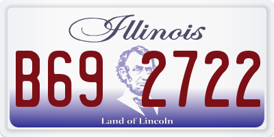 IL license plate B692722