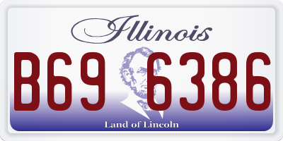 IL license plate B696386