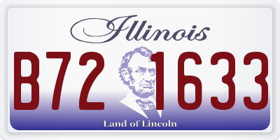IL license plate B721633