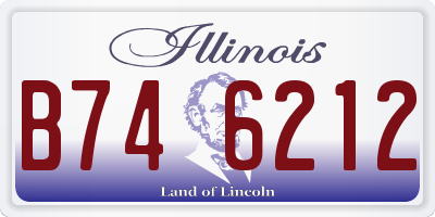 IL license plate B746212