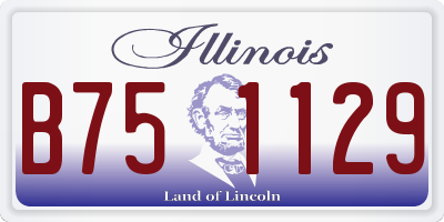IL license plate B751129