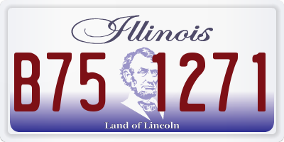 IL license plate B751271