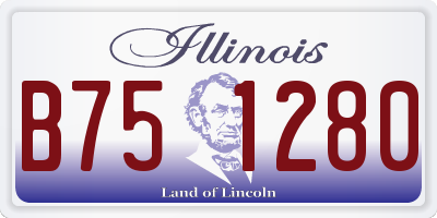 IL license plate B751280