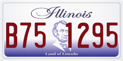 IL license plate B751295
