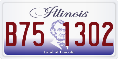IL license plate B751302