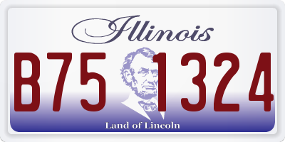 IL license plate B751324