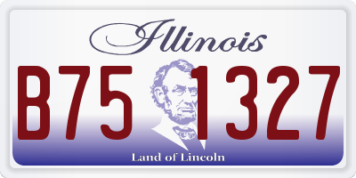 IL license plate B751327