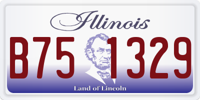 IL license plate B751329