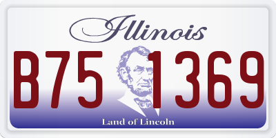 IL license plate B751369