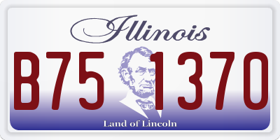 IL license plate B751370