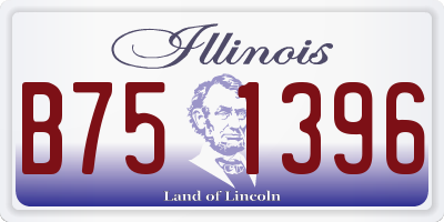 IL license plate B751396