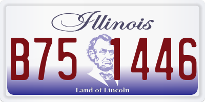 IL license plate B751446