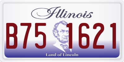 IL license plate B751621