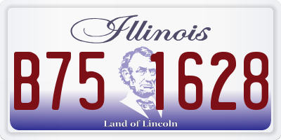 IL license plate B751628