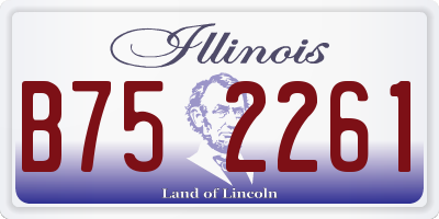 IL license plate B752261