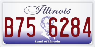 IL license plate B756284