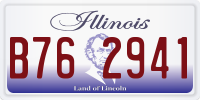 IL license plate B762941
