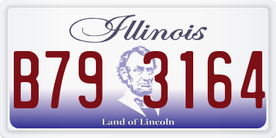 IL license plate B793164