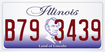IL license plate B793439