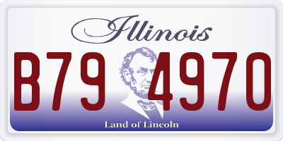 IL license plate B794970