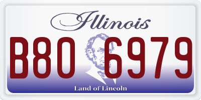 IL license plate B806979