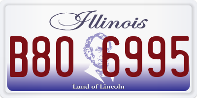 IL license plate B806995