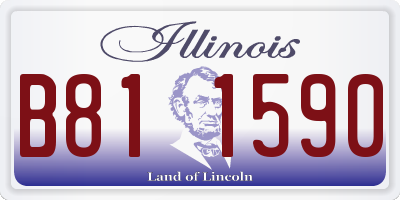 IL license plate B811590