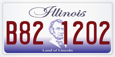 IL license plate B821202