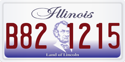 IL license plate B821215