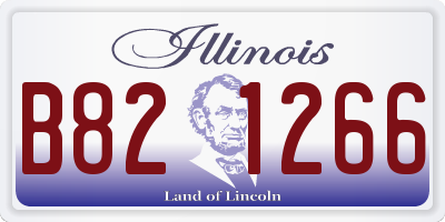 IL license plate B821266